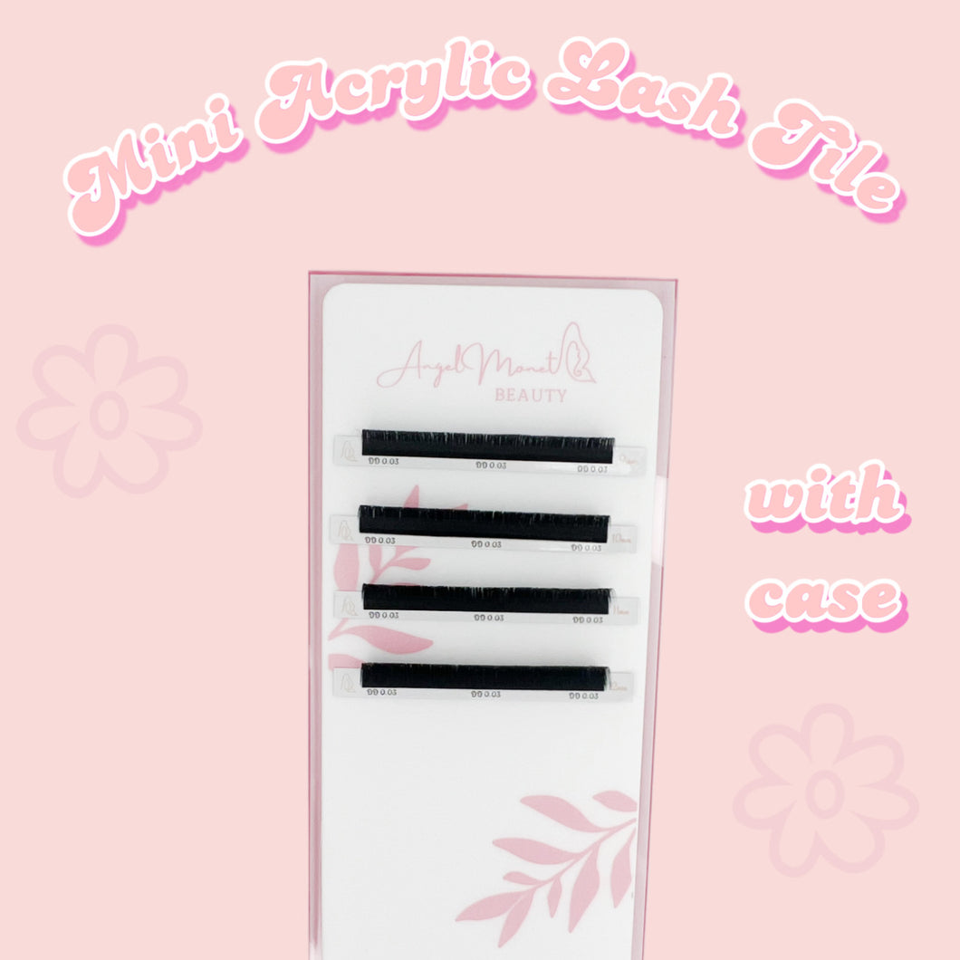 *NEW* Mini Acrylic Lash Tile with Case