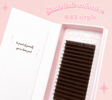 Load image into Gallery viewer, *Brown* Mink Lash Collection 0.05 Volume - Single Lengths
