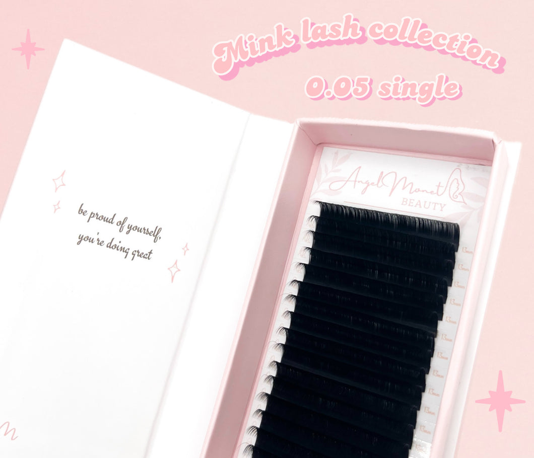 NEW* Mink Lash Collection 0.05 Volume - Single Lengths